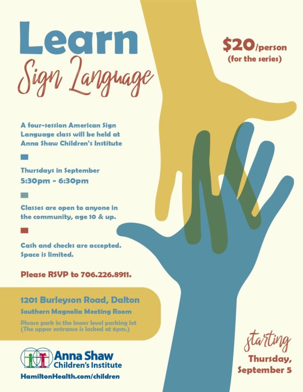 Learn Sign Language - Visit Dalton, GA